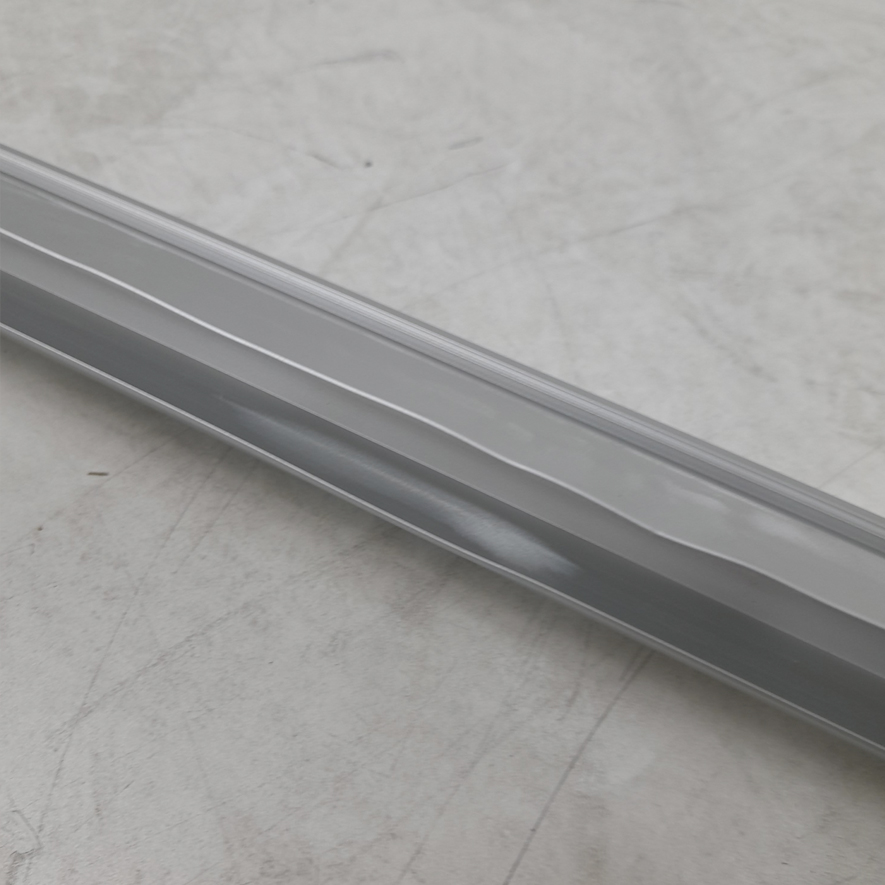 Perfil altillo aluminio con ranura Led 2,10m. Plata Mate (RASTRO)