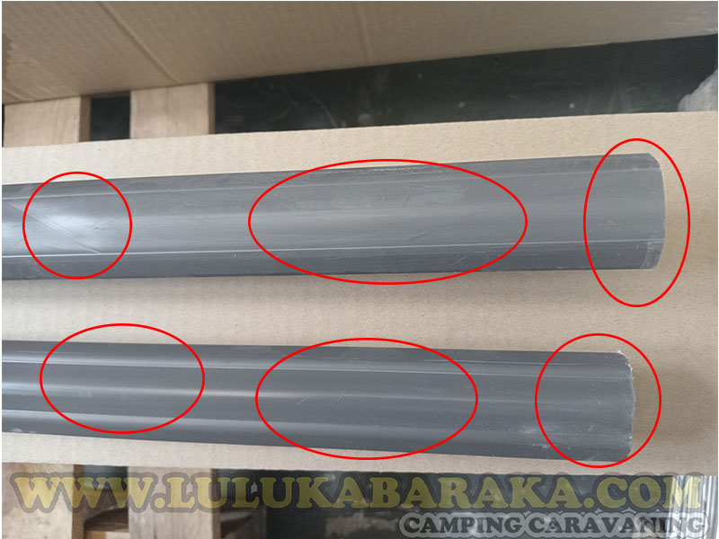 Perfil PVC gris oscuro antigolpes (RASTRO)