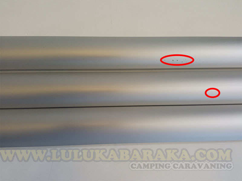 Perfil aluminio 2,2 m. (RASTRO)