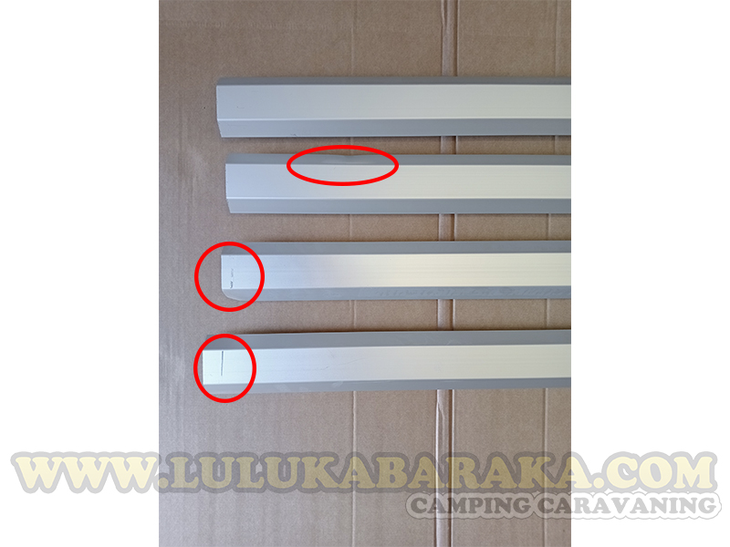 Perfil esquina aluminio 2,10 m (RASTRO)