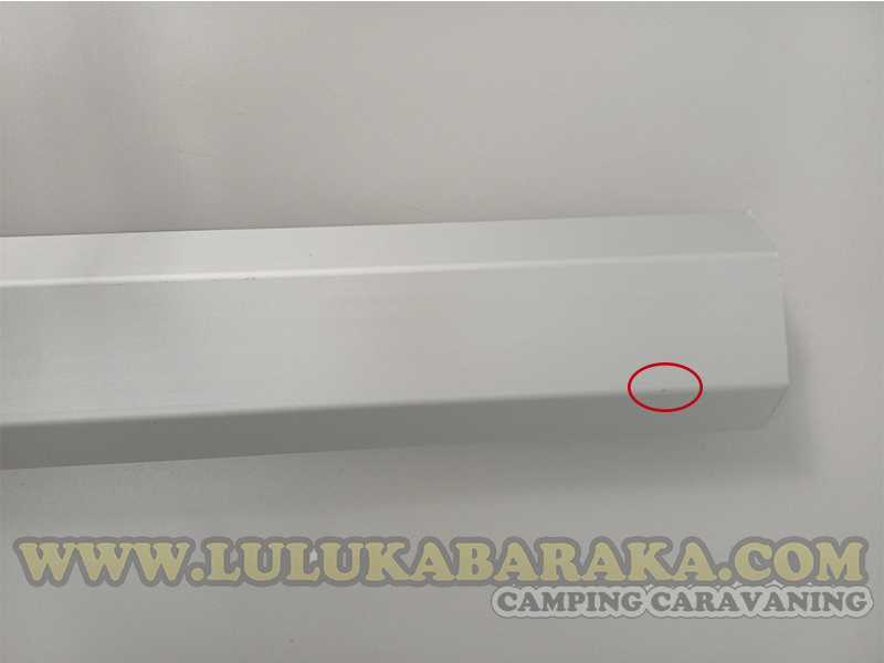 Perfil esquina aluminio 2,10 m (RASTRO)