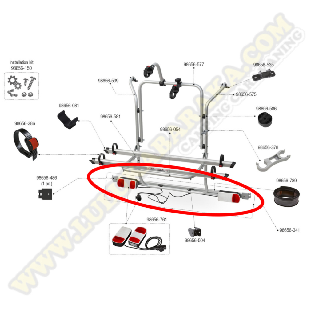 Estructura portamatricula CB Viano (RASTRO)