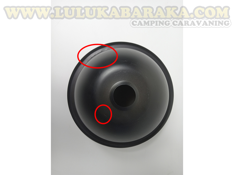 Pica redonda negro mate 265mm (RASTRO)