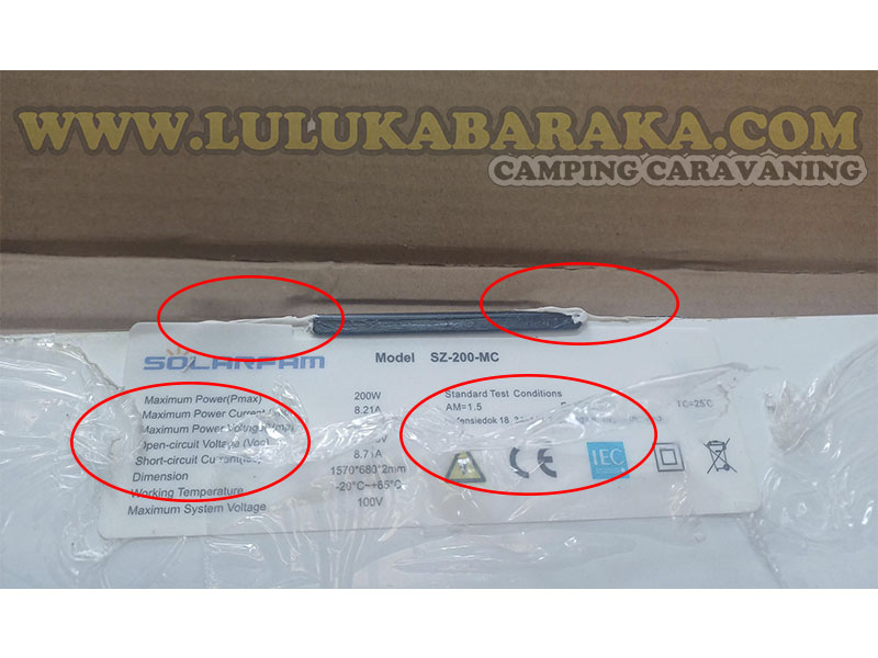 Panel Solar flexible 200W CPC monocristalino (RASTRO)