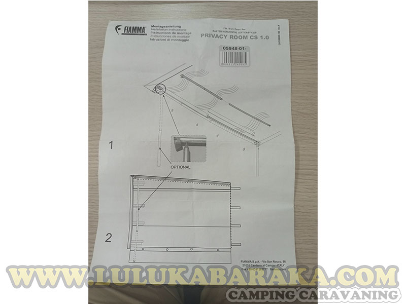 Rafter Horizontal Left Easy Clip (RASTRO)