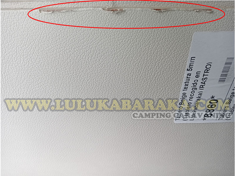 Tablero Beige textura 5mm (1 tablero recogido en Lulukabaraka) (RASTRO)