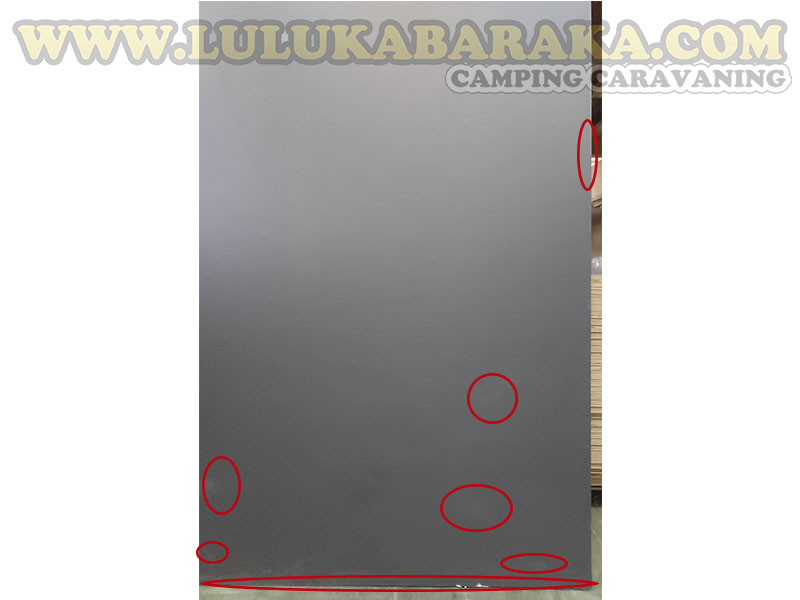 Tablero chopo HPL 16 mm Antracita (recogido en Lulukabaraka) (RASTRO)