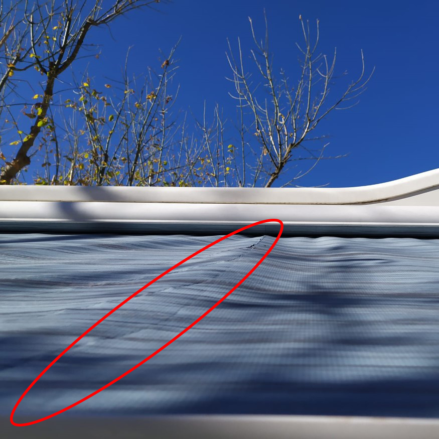 Toldo Fiamma F45S 400 Polar White Royal Blue (recogido en nuestras instalaciones) (RASTRO)