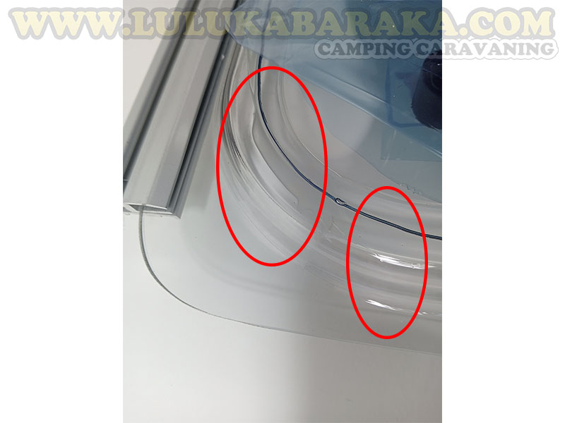 Cristal 700X300 compatible ventana abatible Polyplastic Gris (RASTRO)