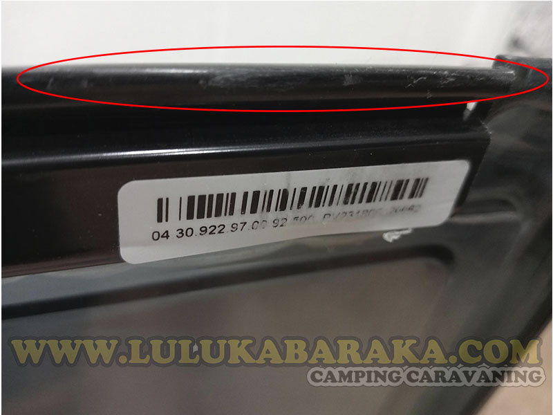 Ventana Polyplastic Ducato lateral 816x650mm.(RASTRO)