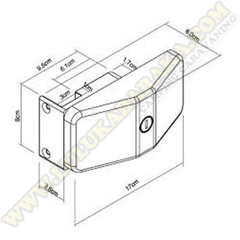 Thule Door Lock Frame 3