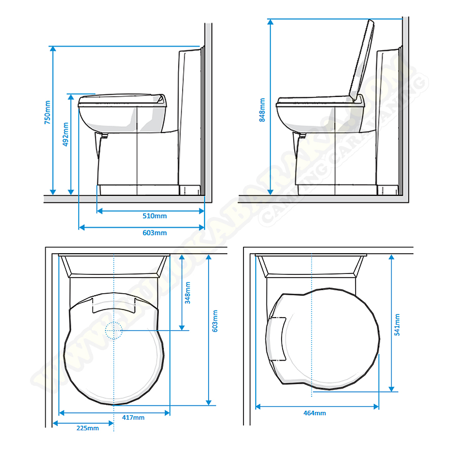 WC Thetford C 263 CS (con consola)